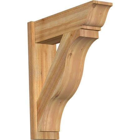 Ekena Millwork Funston Rough Sawn Traditional Outlooker, Western Red Cedar, 8"W x 28"D x 32"H OUT08X28X32FST01RWR